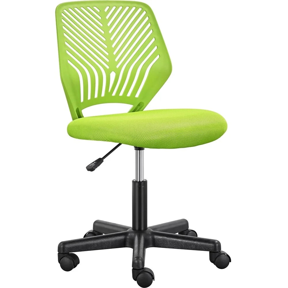 Purple Adjustable Armless Swivel Office Chair J89649