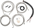 Stainless Braided Complete Handlebar Cable and Brake Line Kit F5486