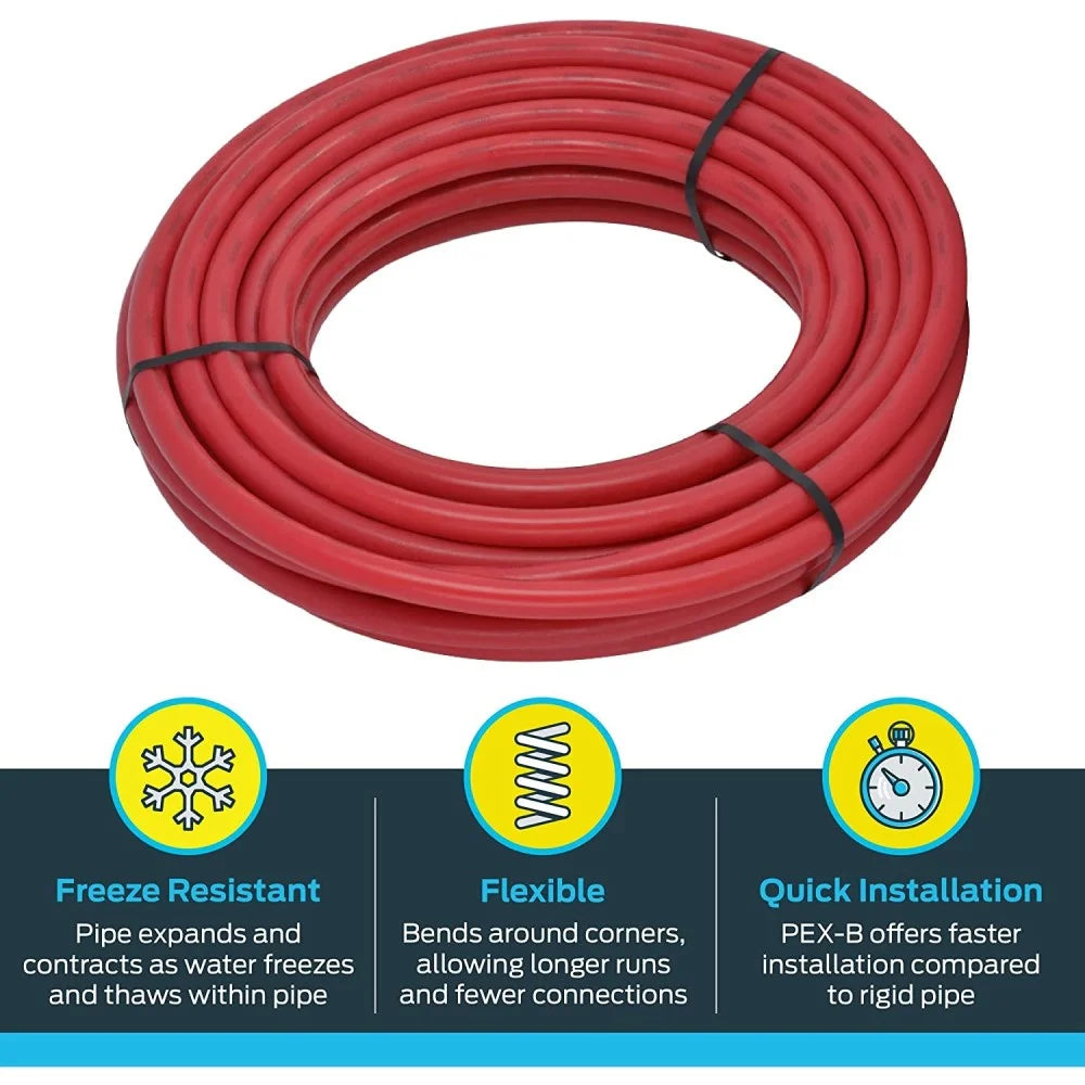 1 in. 100 ft. Red Pex Coil T440791