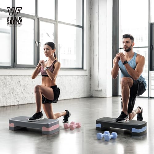 Adjustable Stepper Set with Dumbbells & Measuring Tape E498