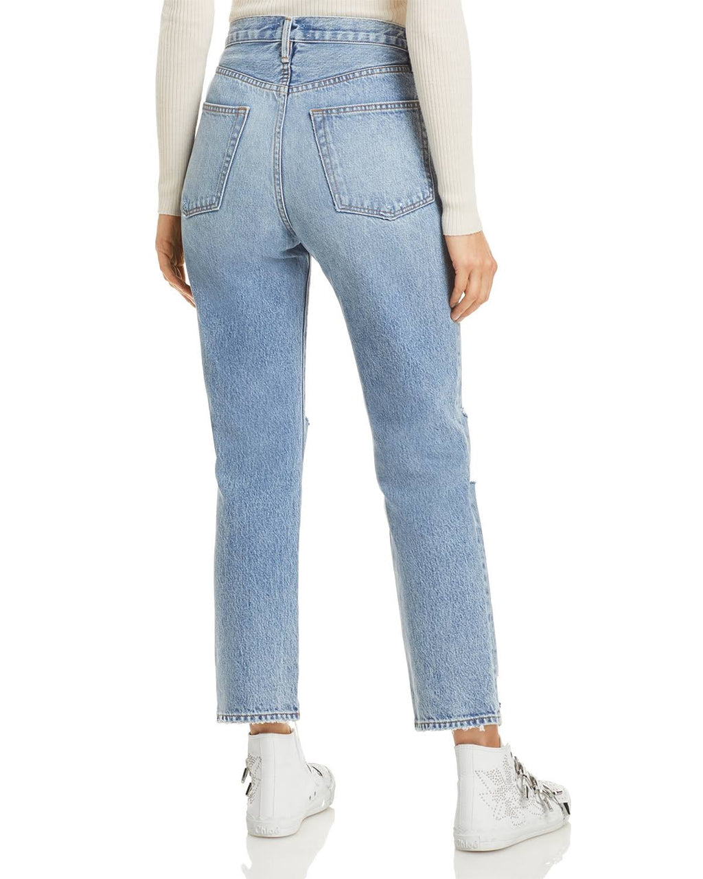 Cascade Blue Rips Size 27 Jeans E195719