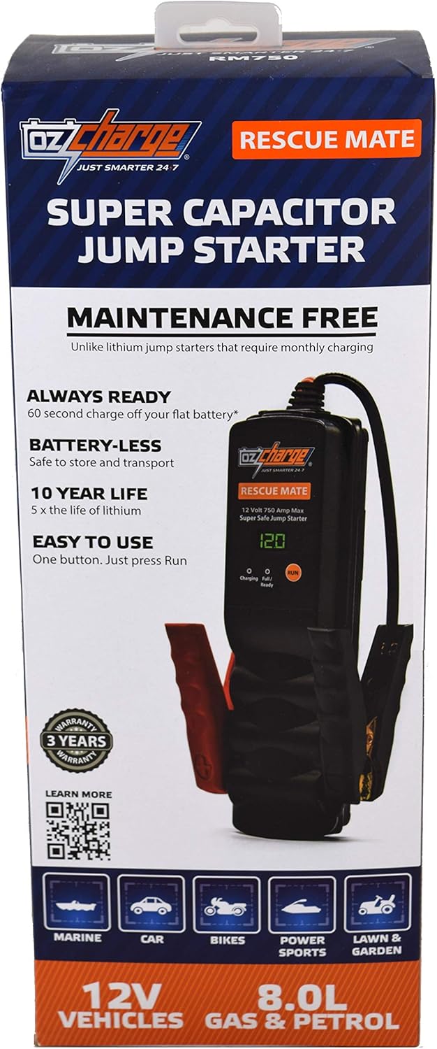 750 Amp Super Capacitor Jump Starter S726456