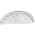 32x22W x 9x22H x 2x22P Elliptical Sunburst PVC Pediment M328505