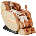 Zero Gravity SL-Track Shiatsu Full Body Massage Chair with Body Scan, Waist Heating, Bluetooth, Foot Rollers, 32 Airbags & Extended Footrest T182628