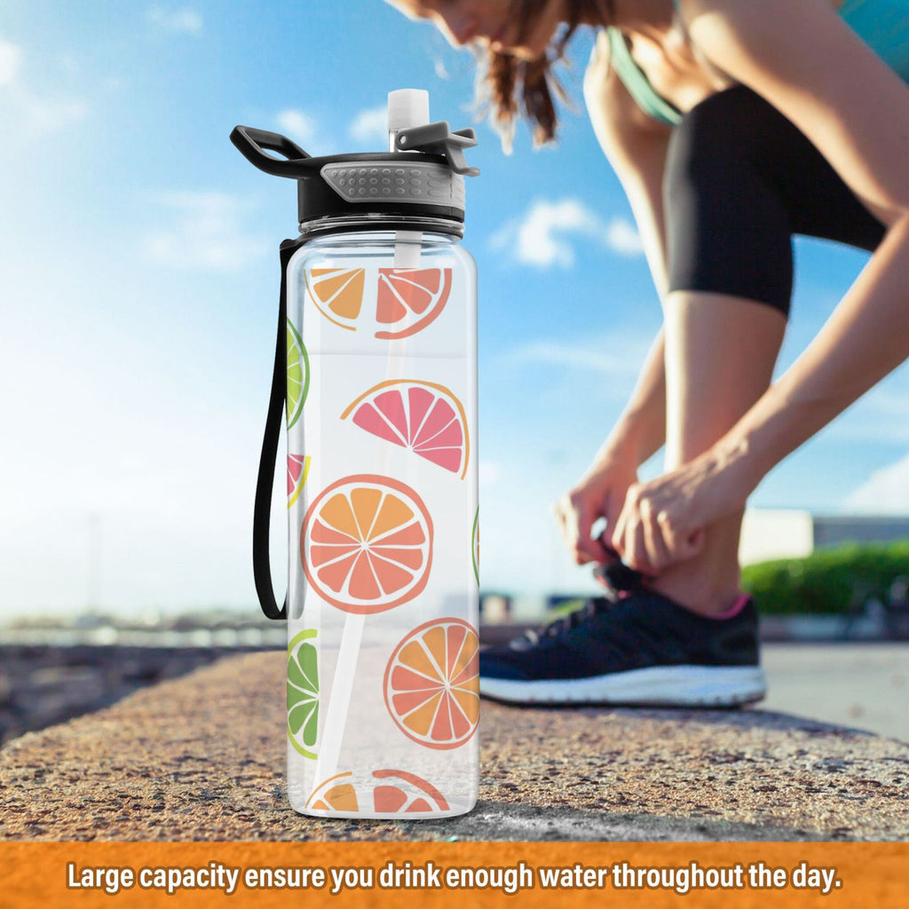 32oz Leakproof Tritan Sports Water Bottle with Straw M83140