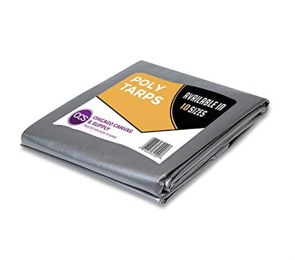 Heavy Duty Silver Poly Tarp V93096