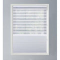 Custom Crystal Blackout and Sheer White Cellular Shade Blind Size: 25v75W x 36L H77654