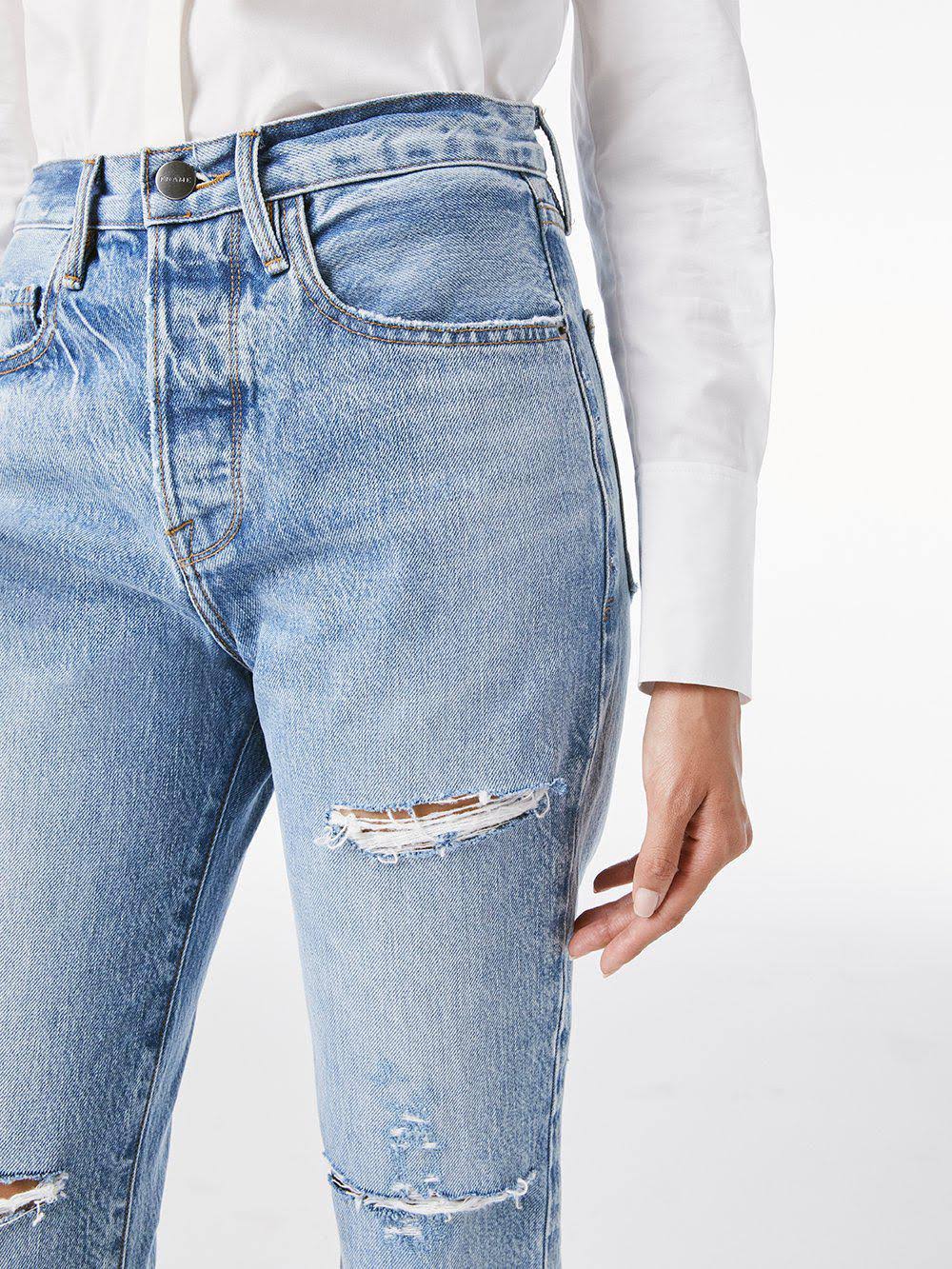 Cascade Blue Rips Size 27 Jeans E195719